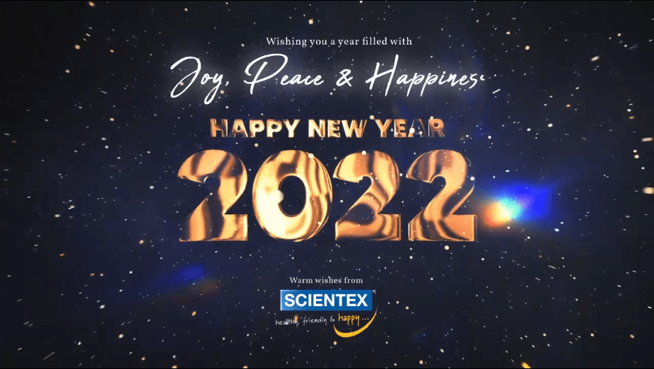 Happy New Year 2022 from Scientex