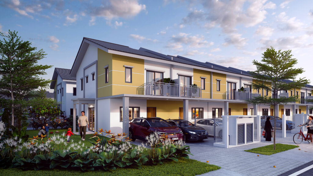 Kenanga Facade Perspective